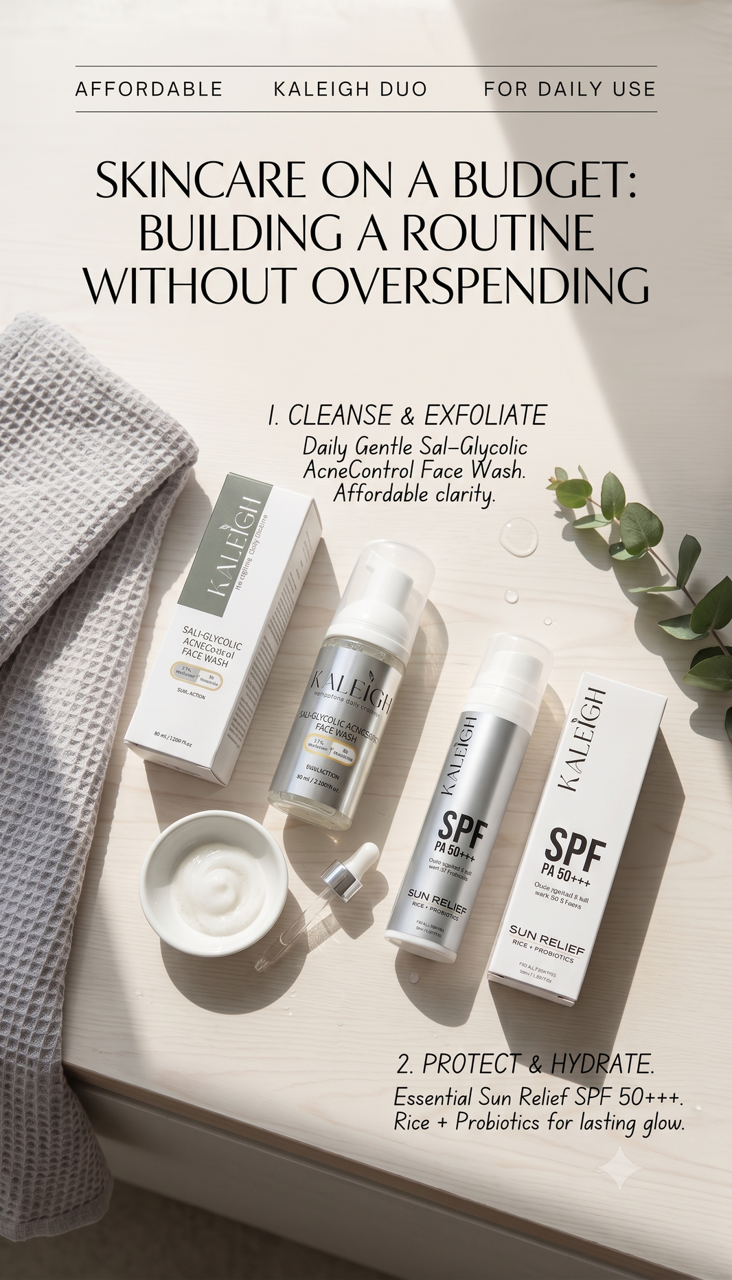 Skincare on a Budget: Building a Routine Without Overspending